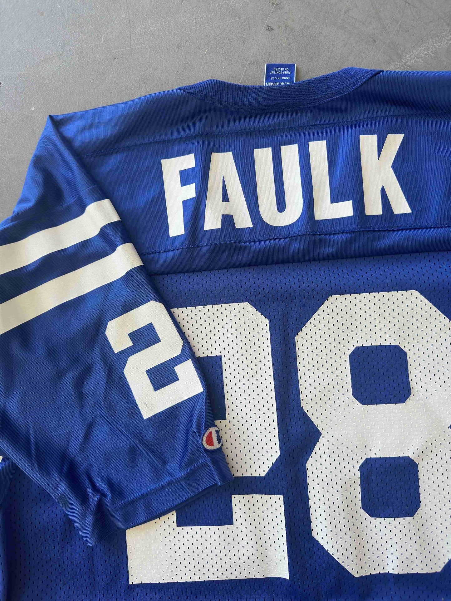 Indianapolis Colts Faulk 90's Jersey Size XXL