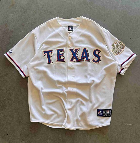 Texas Rangers World Series Young Jersey Size XL/XXL