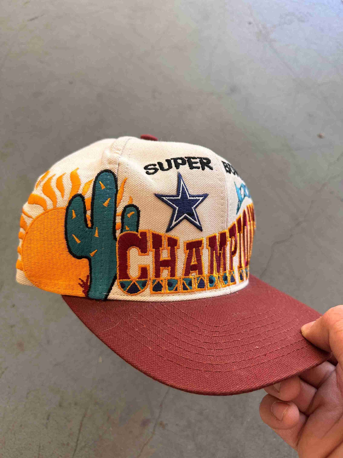 Dallas Cowboys Logo 7 Superbowl Snapback Hat