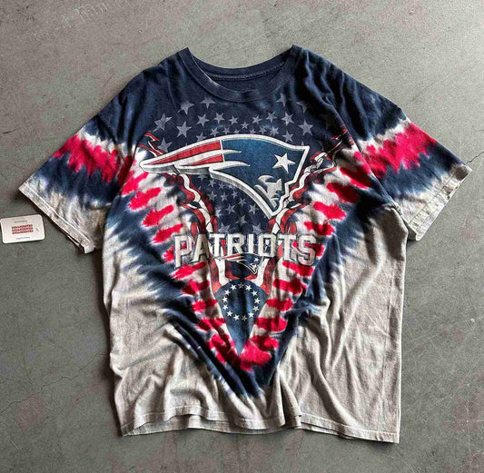 New England Patriots Liquid Blue T-Shirt Size XXL