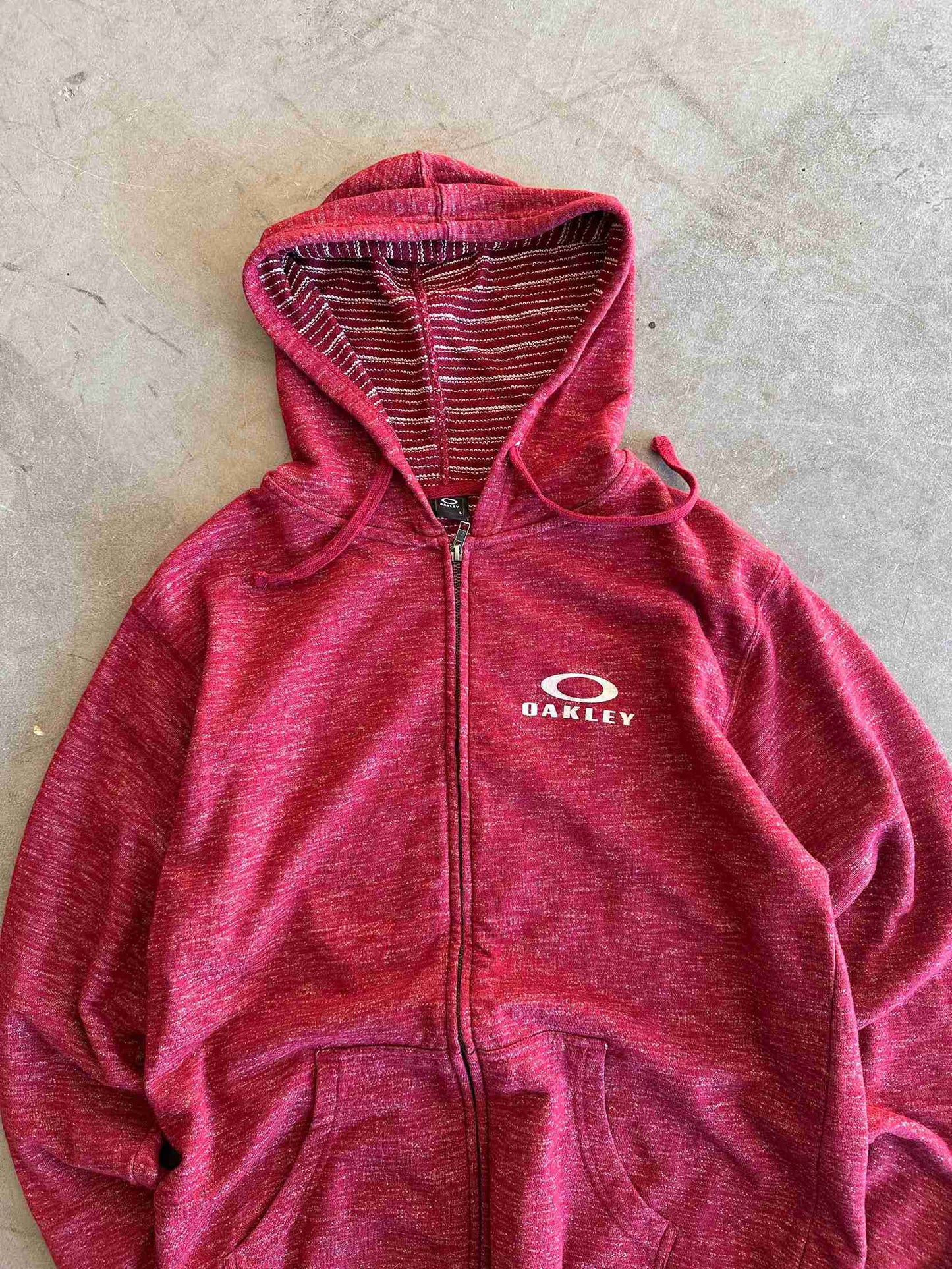 Oakley Zip Up Hoodie Size L