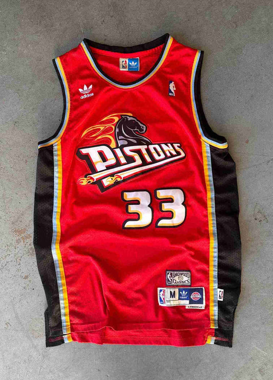 Grant Hill Detroit Pistons Adidas Jersey Size M