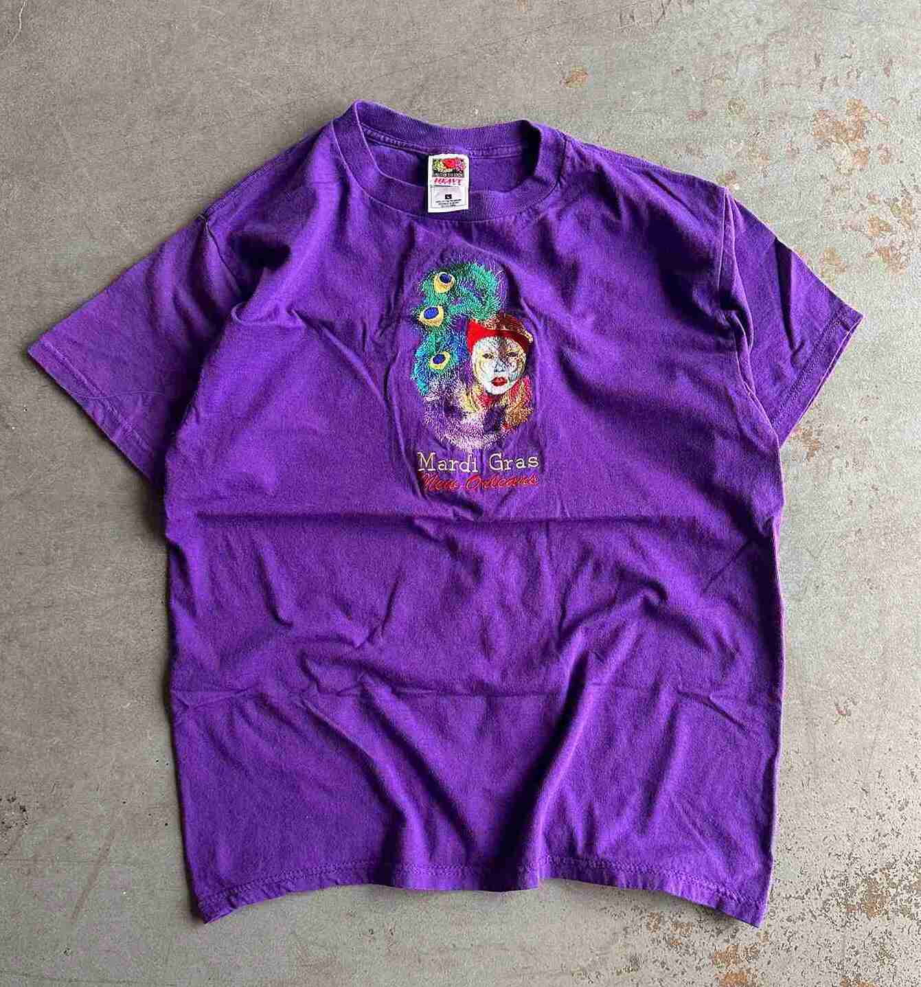 Marti Gras New Orleans 90's T-Shirt Size L