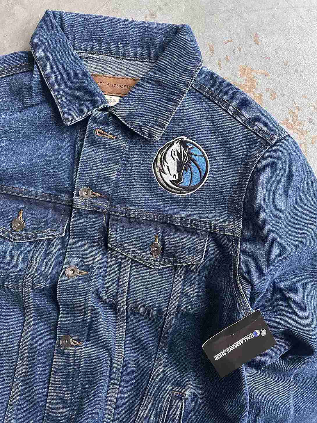 Dallas Mavericks Jean Jacket Size S, M, L
