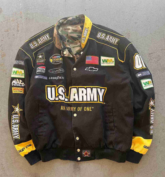 Nascar US Army Reversible Racing Jacket Size L