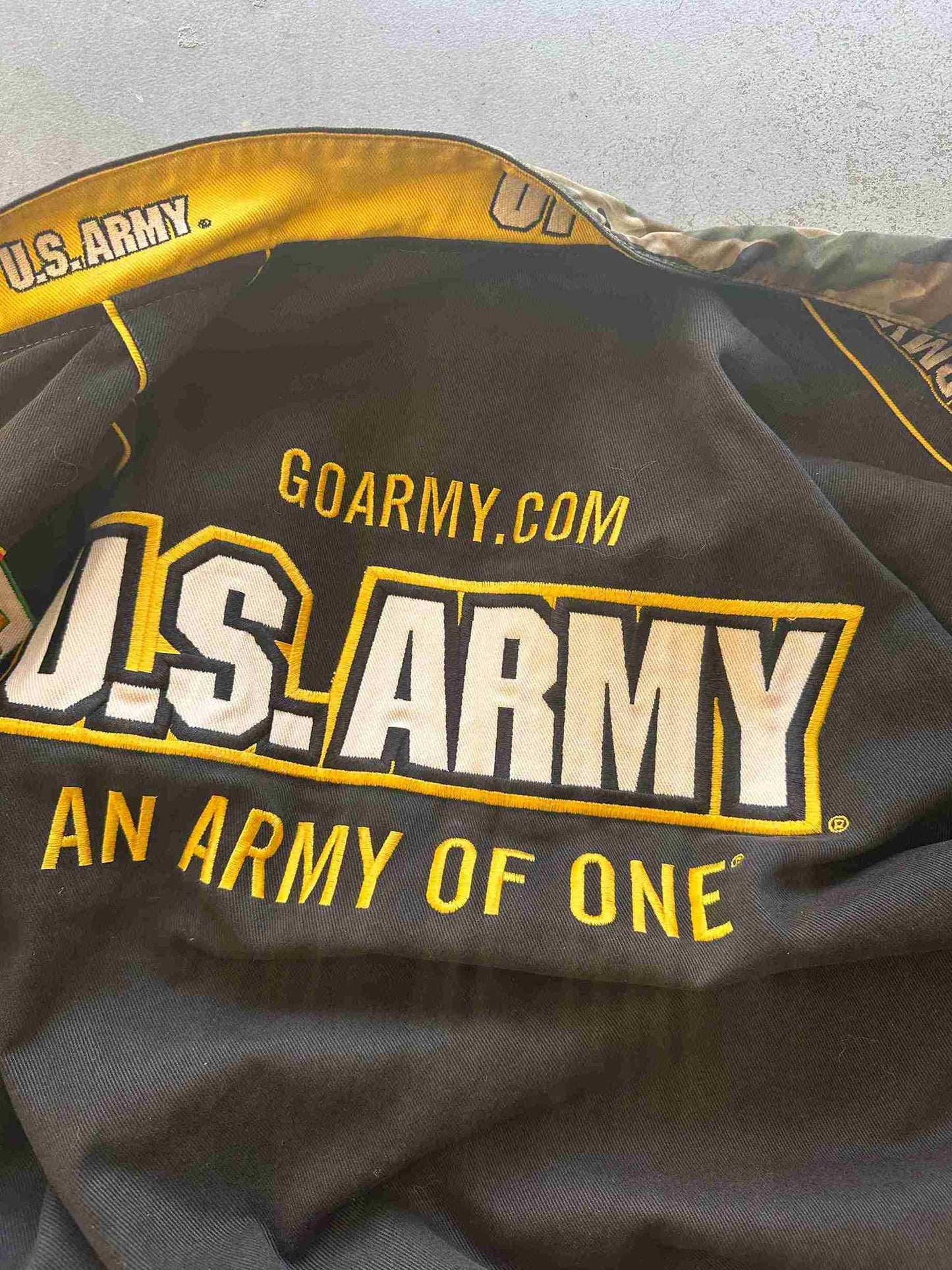 Nascar US Army Reversible Racing Jacket Size L