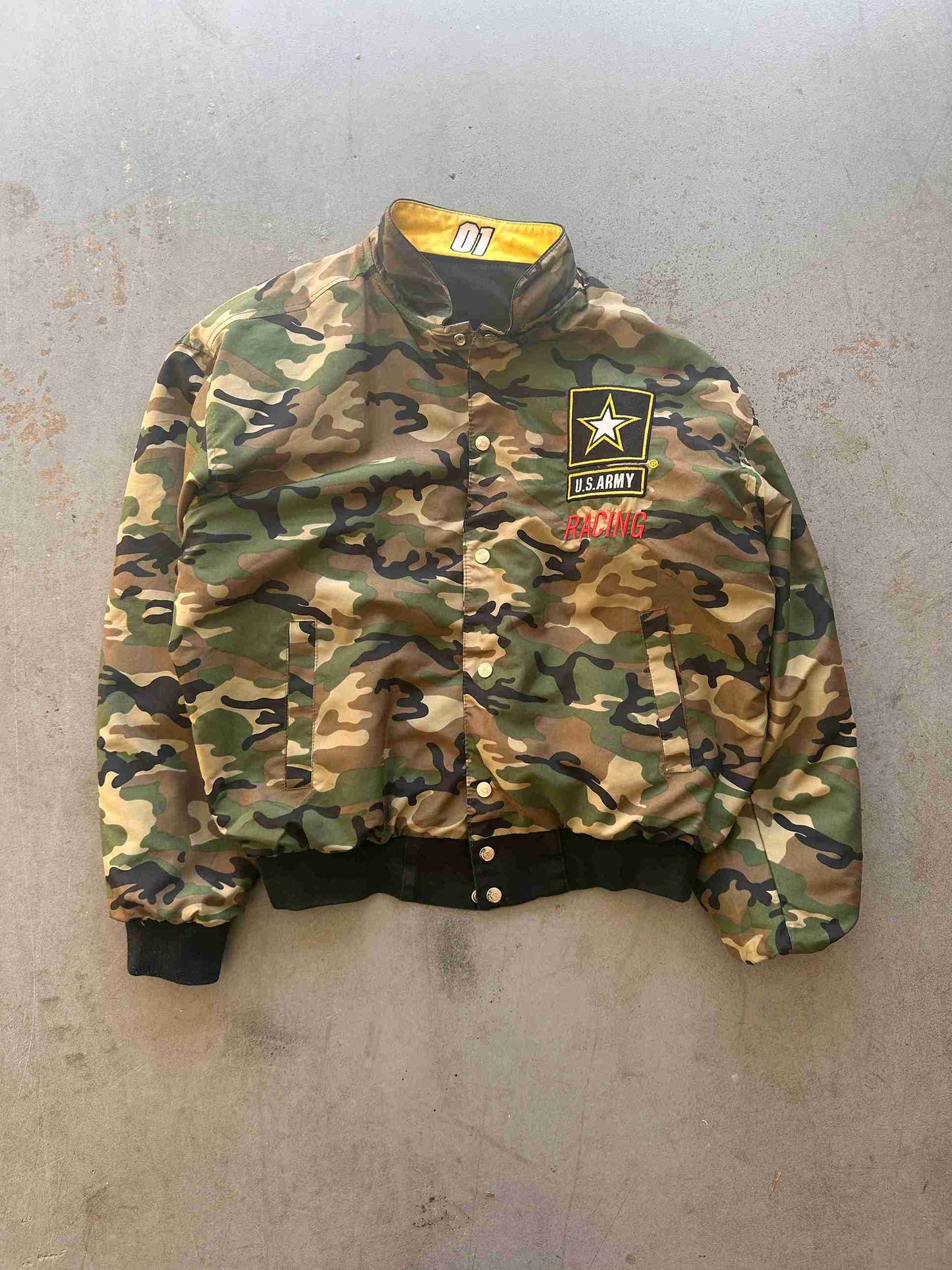 Nascar US Army Reversible Racing Jacket Size L
