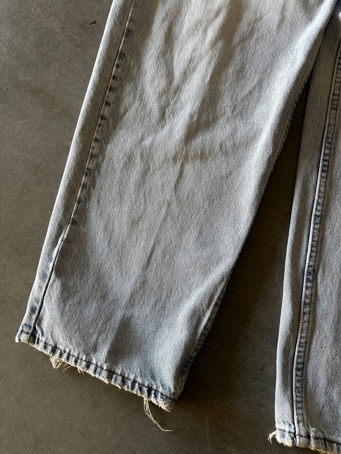 Levi’s Silver Tab Baggy Lightwash Denim Jeans Size 38W