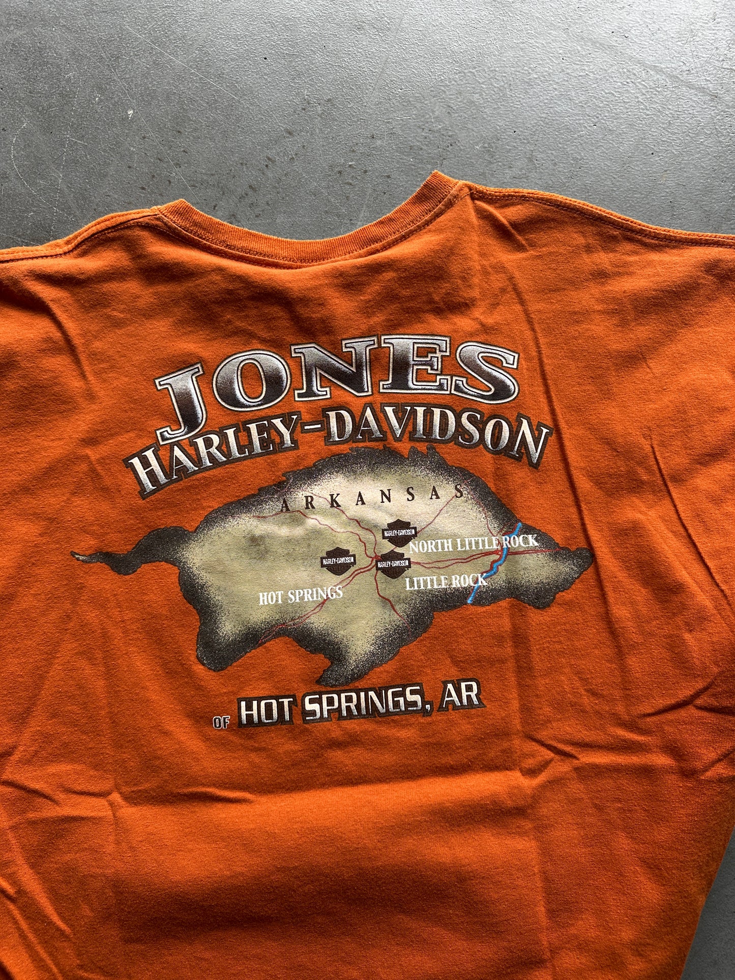 Harley Davidson Hot Springs Arkansas T-shirt Size Men’s 2XL