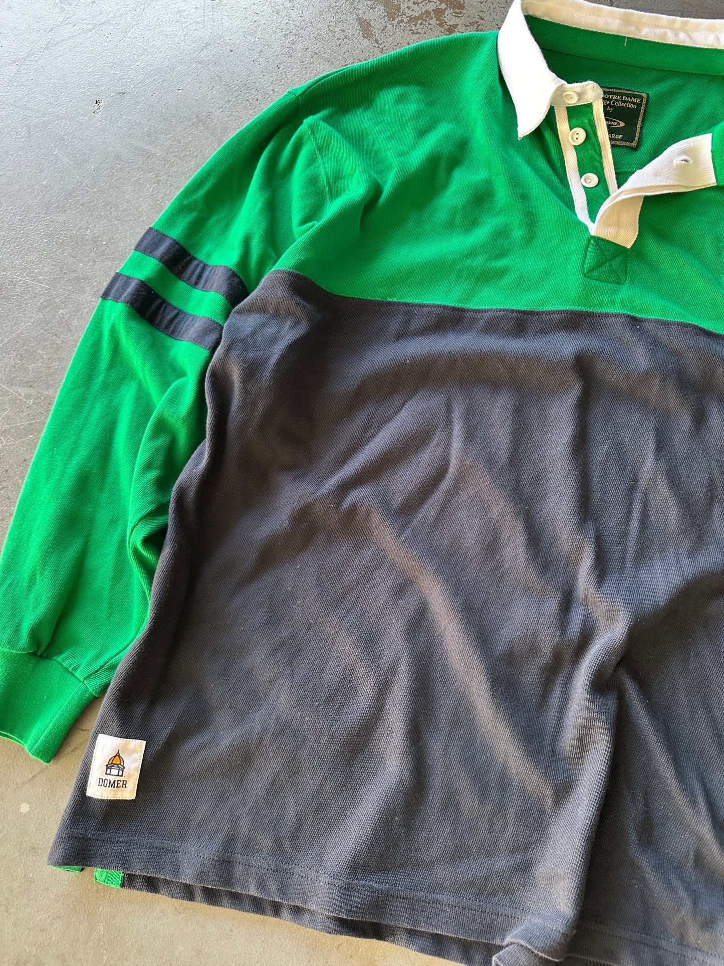 Notre Dame Rugby Longsleeve Polo T-shirt Size Men’s XL