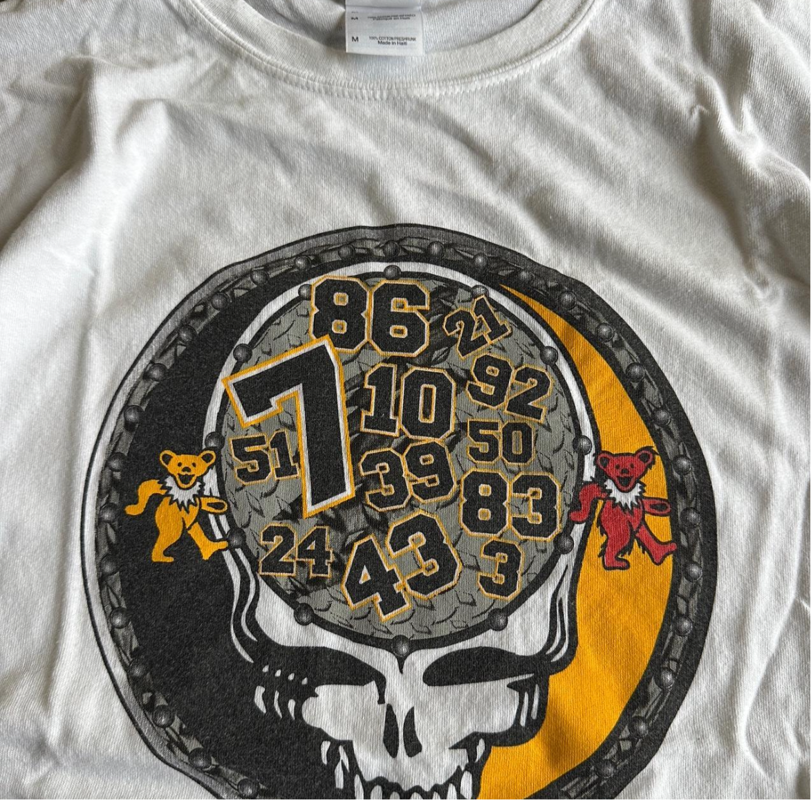 Pittsburgh Steelers Grateful Dead T-shirt Size Men’s Medium