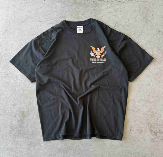 Motorcycle Bourbon Street T-Shirt Size XL