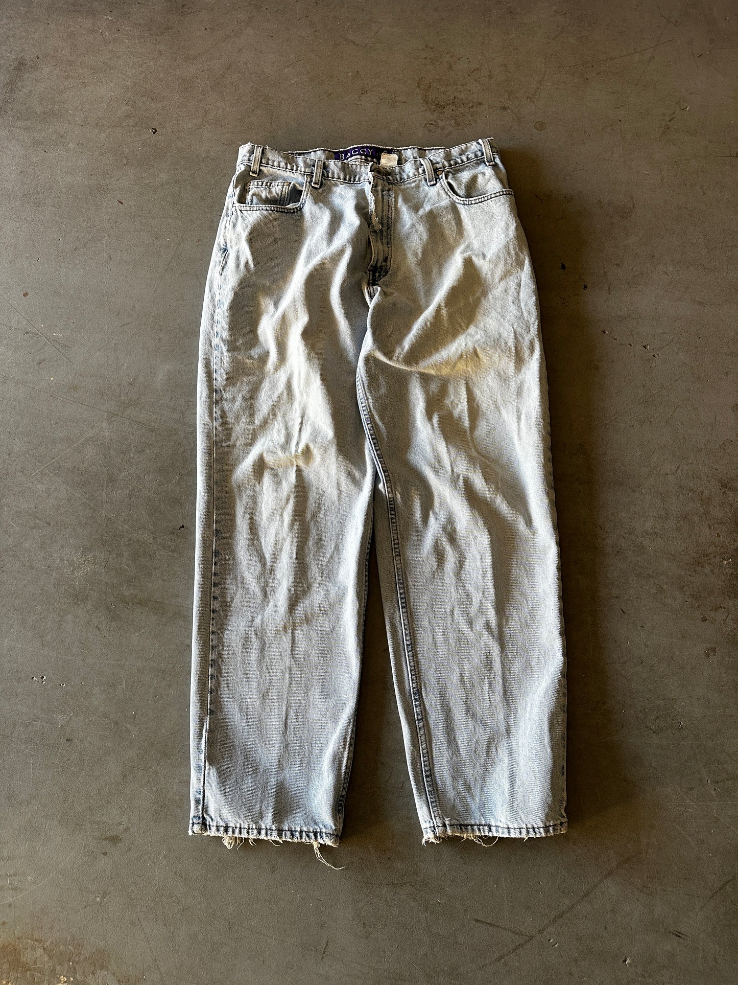 Levi’s Silver Tab Baggy Lightwash Denim Jeans Size 38W
