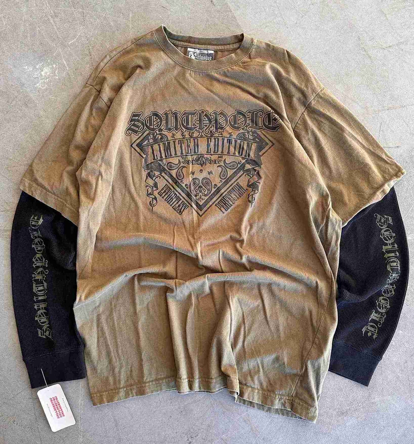 SouthPole Y2K Long Sleeve T-Shirt Size XL