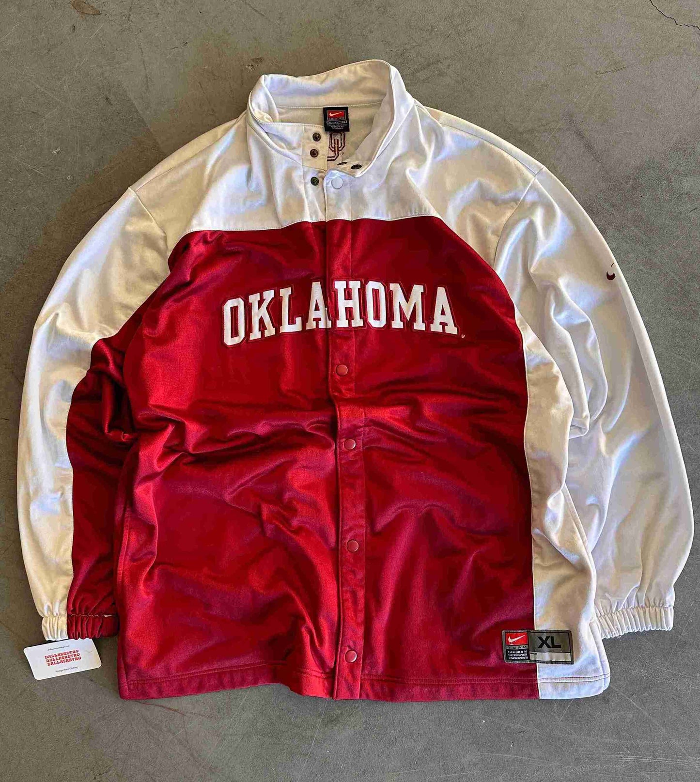 Nike Team Oklahoma Sooners Jacket Size XL