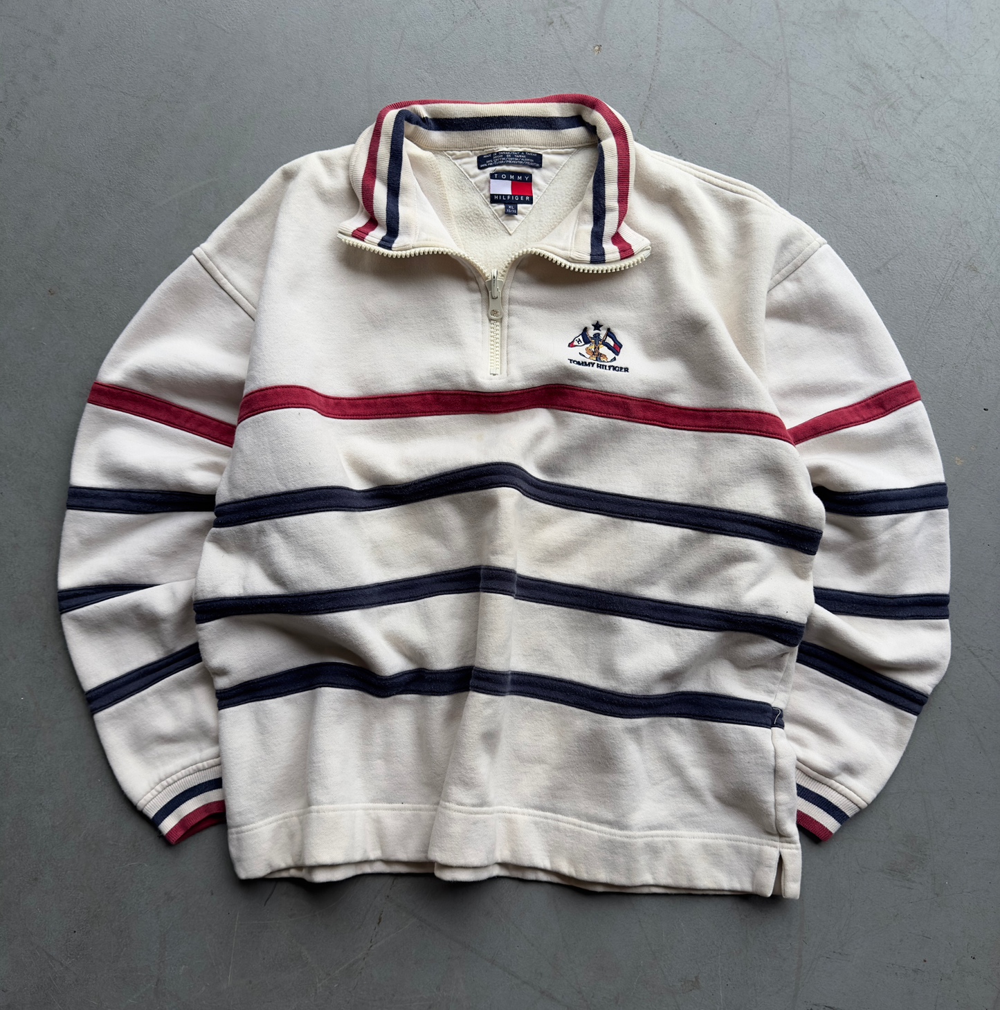 Tommy Hilfiger Vintage Collared Pullover Size XL